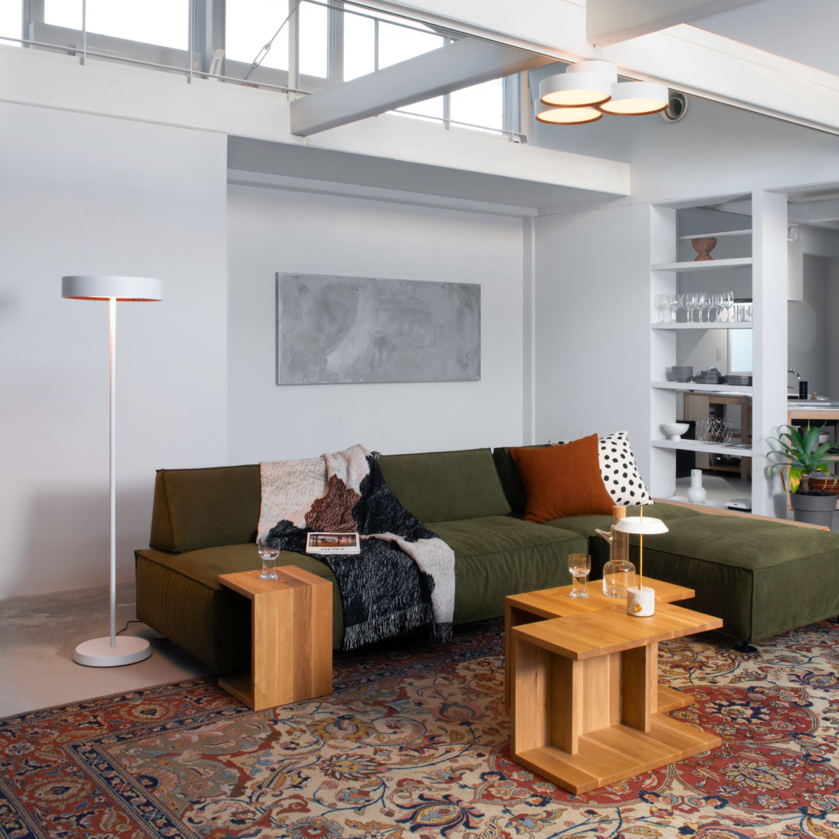 Phantom LED-ceiling light / Glow LED-floor lamp / Innocence S