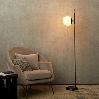Bliss-floor lamp ホワイト 点灯時
