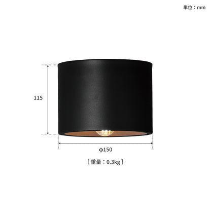 Eve-ceiling light サイズ詳細（単位：mm）