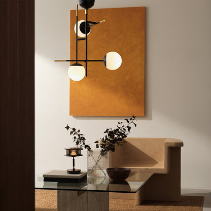 Bliss mini 3 cross-ceiling light / Nocturne LED-table lamp