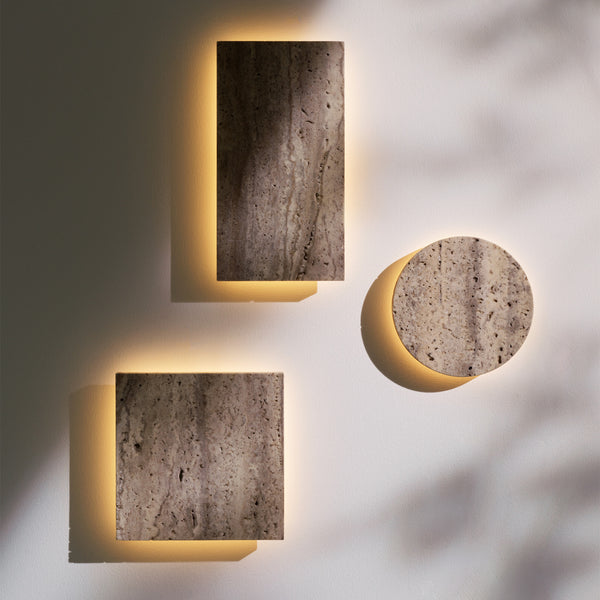 Noir LED-wall light cube