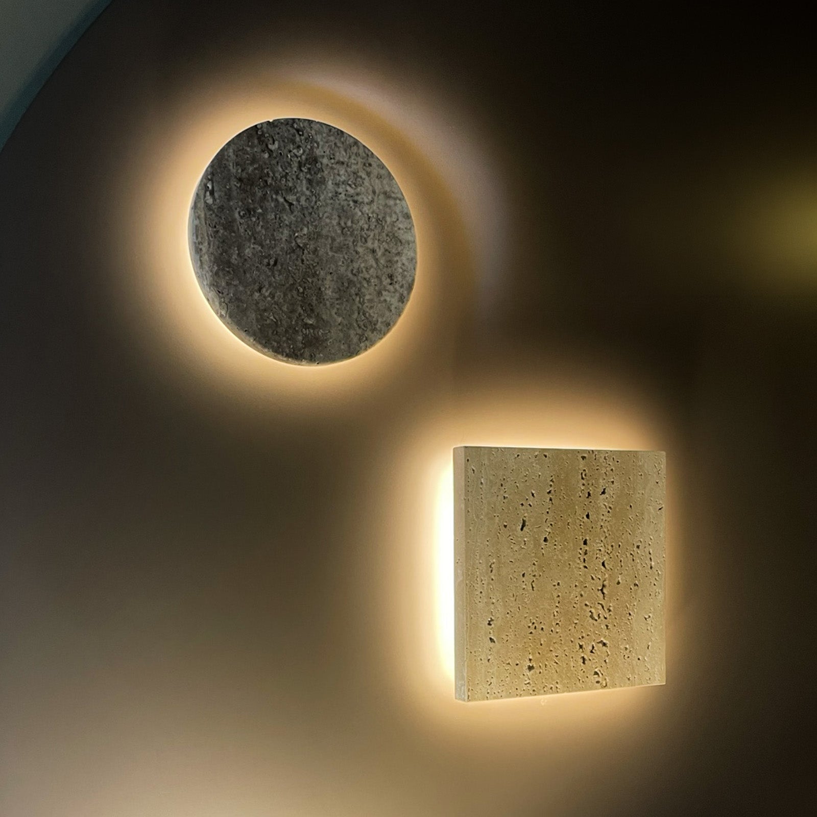 Noir LED-wall light circle / Noir LED-wall light cube