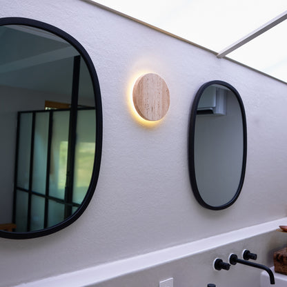 Noir LED-wall light circle