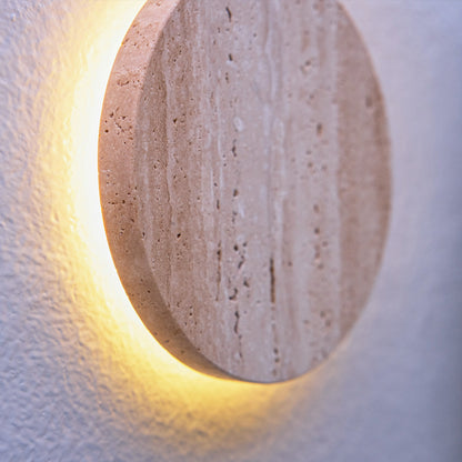 Noir LED-wall light circle