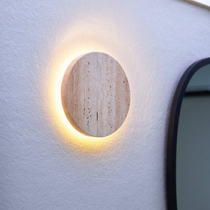 Noir LED-wall light circle