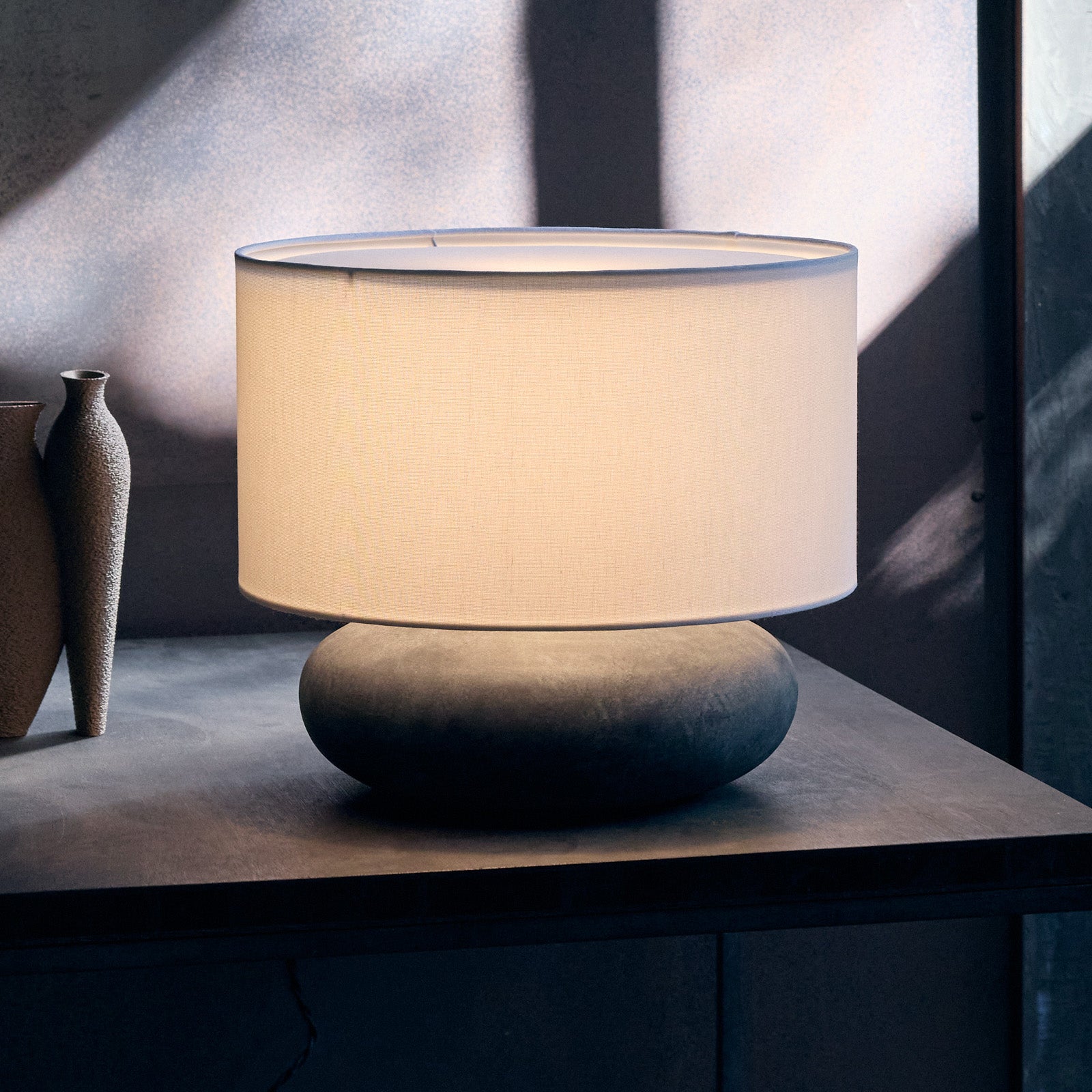 Ecru-table lamp L