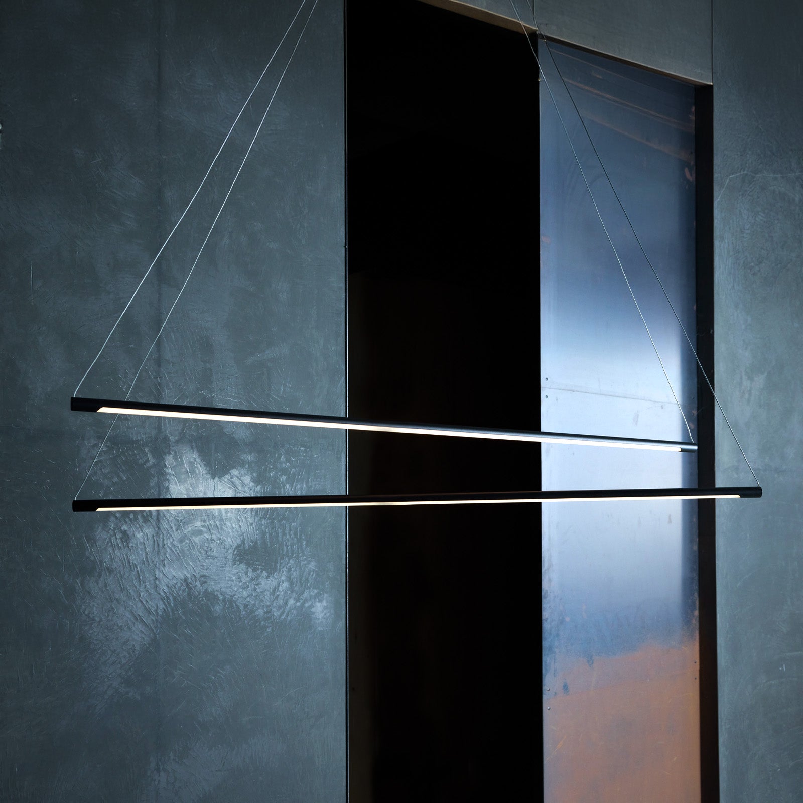 Vision 120 cross LED-pendant light