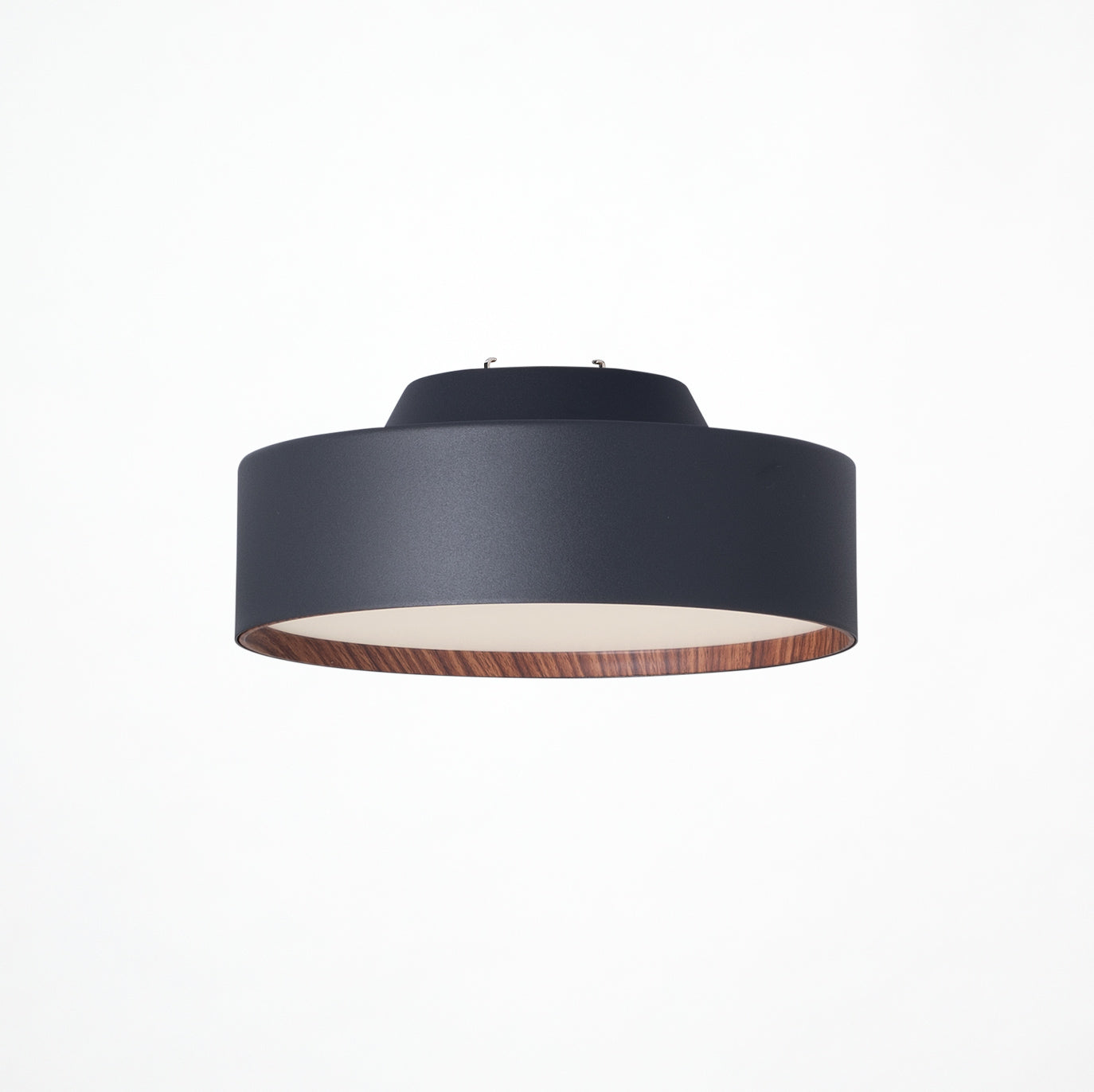 Glow mini LED-ceiling light ブラック + ライトウッド