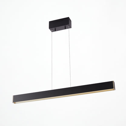 Bridge90 LED-pendant ブラック + シャンパンゴールド