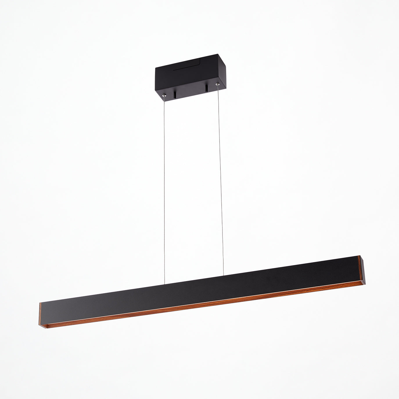 Bridge90 LED-pendant ブラック + ライトウッド