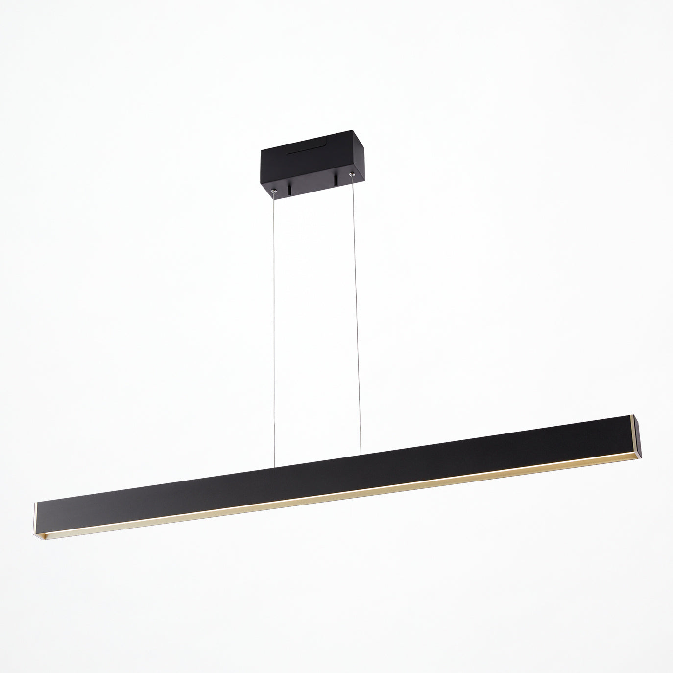 Bridge120 LED-pendant ブラック + シャンパンゴールド
