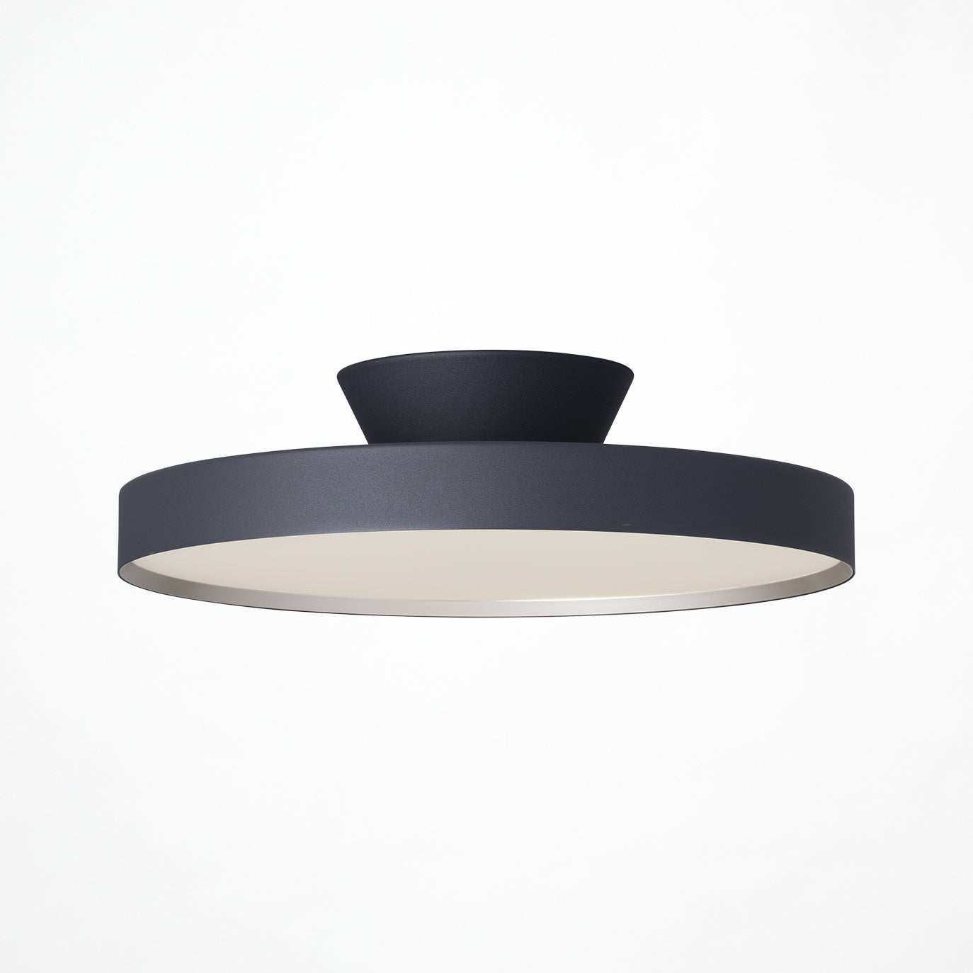 Glow 6000 LED-ceiling light ブラック + シャンパンゴールド