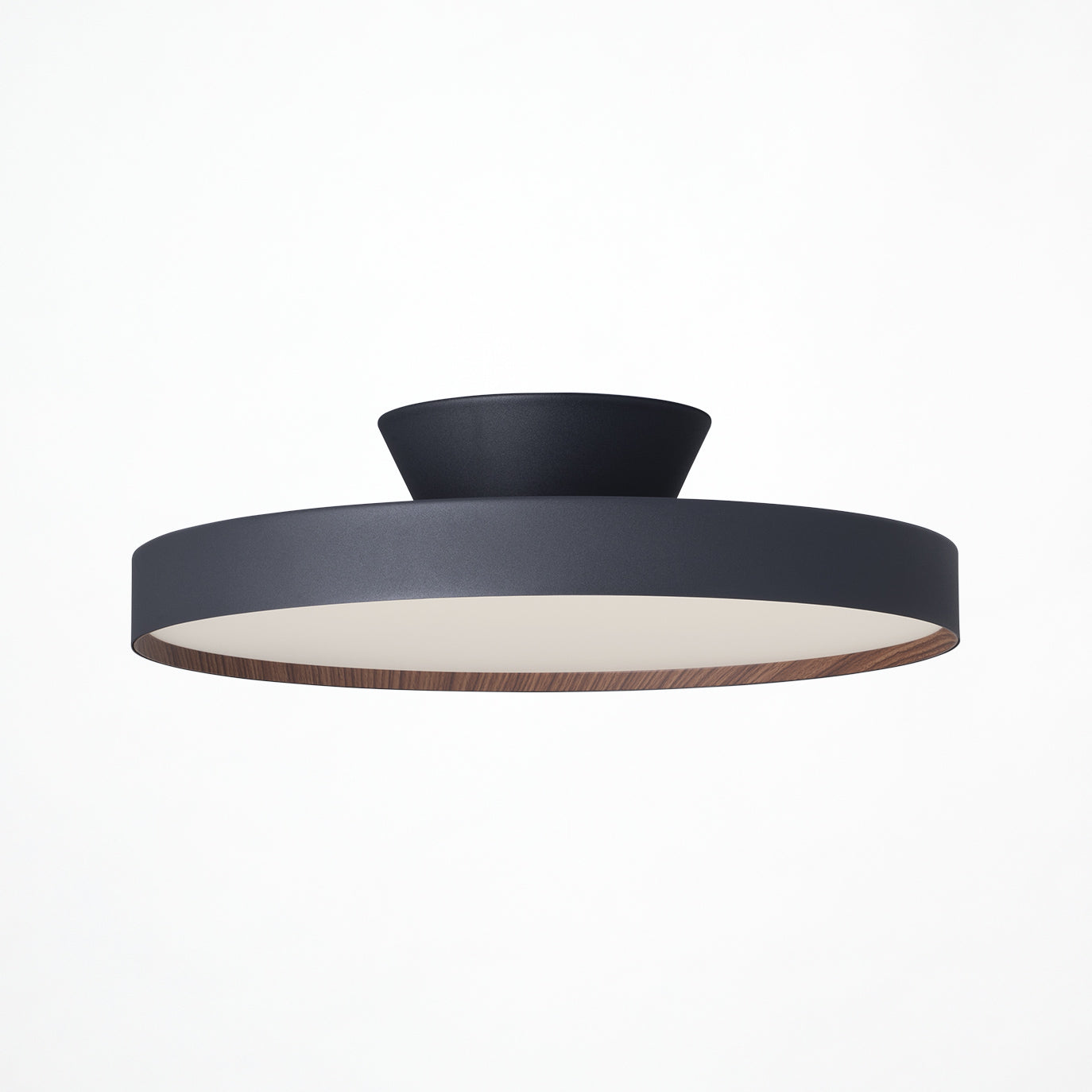 Glow 6000 LED-ceiling light ブラック + ライトウッド