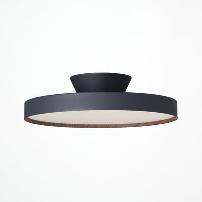 Glow 6000 LED-ceiling light ブラック + ライトウッド