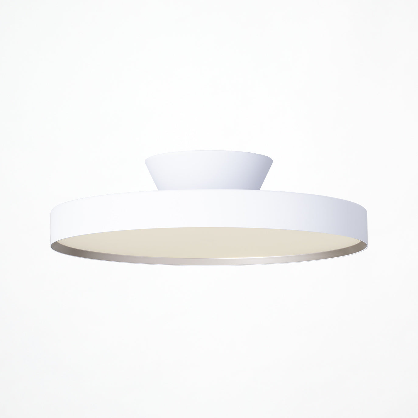 Glow 6000 LED-ceiling light ホワイト + シャンパンゴールド