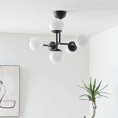 Bliss mini 6-ceiling light（ホワイト）消灯時