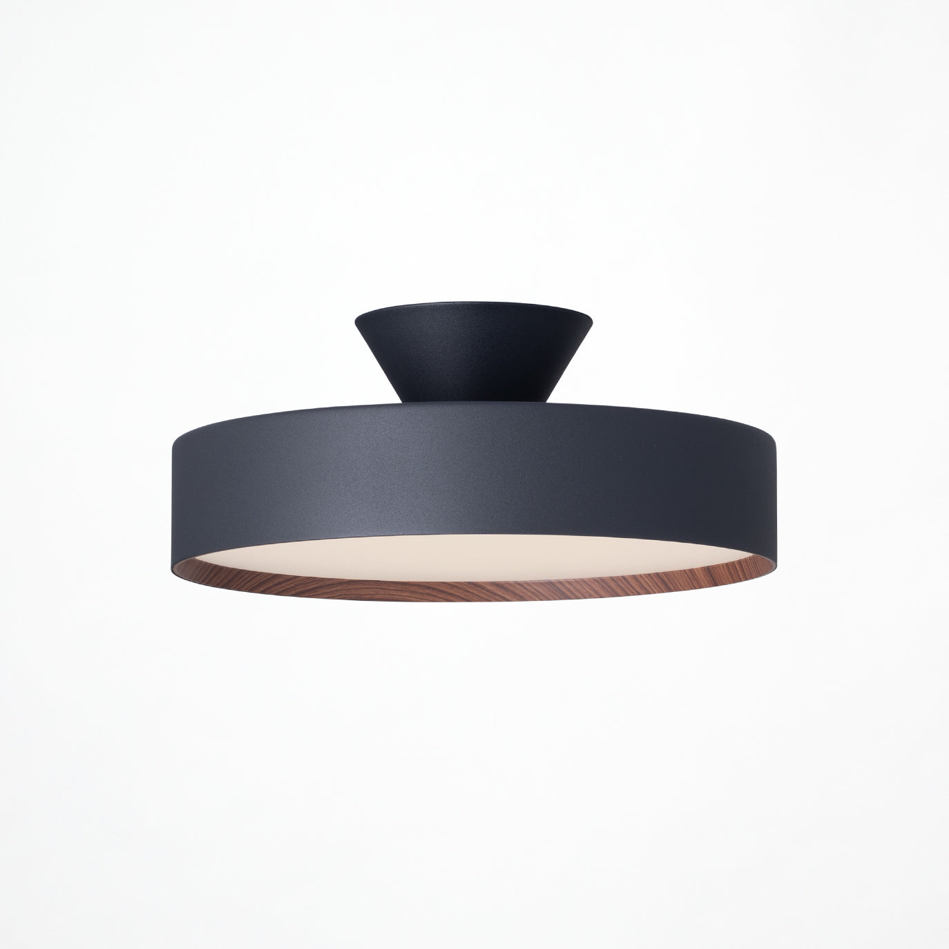 Glow 3000 LED-ceiling light ブラック + ライトウッド