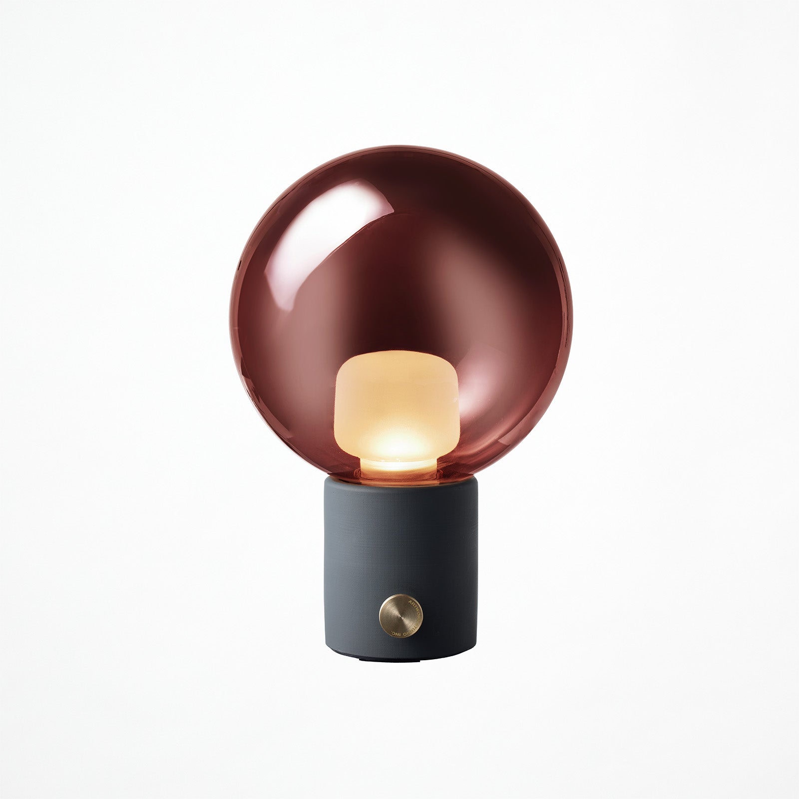 Univer LED-table lamp アッシュブラック + コッパー