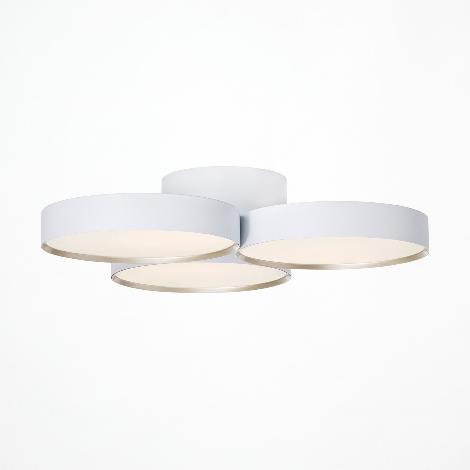 Phantom 6000 LED-ceiling lamp ホワイト + シャンパンゴールド