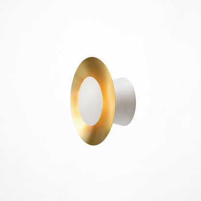 Eclipse LED-wall light (S) ホワイト+ブラス
