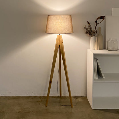 Cappuccino-floor lamp ブラウン 点灯時