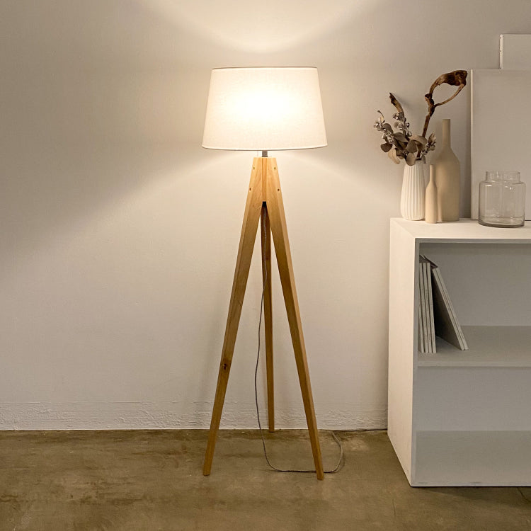 Cappuccino-floor lamp ホワイト 点灯時