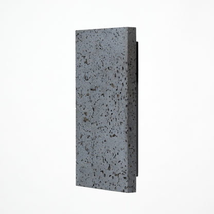 Noir LED-wall light rectangle