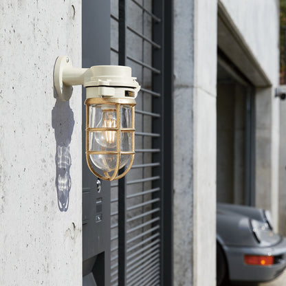Navy base-flat top wall lamp