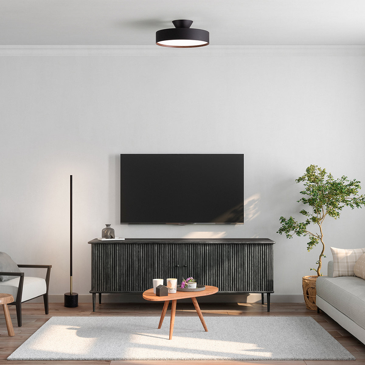 Glow LED-ceiling lamp