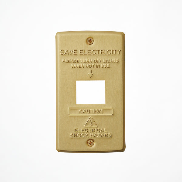 BRASS Switch plate 1