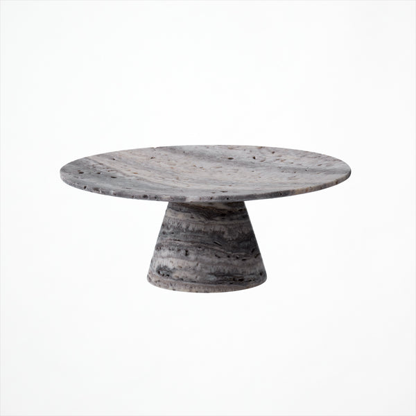Travertine-tray circle base S