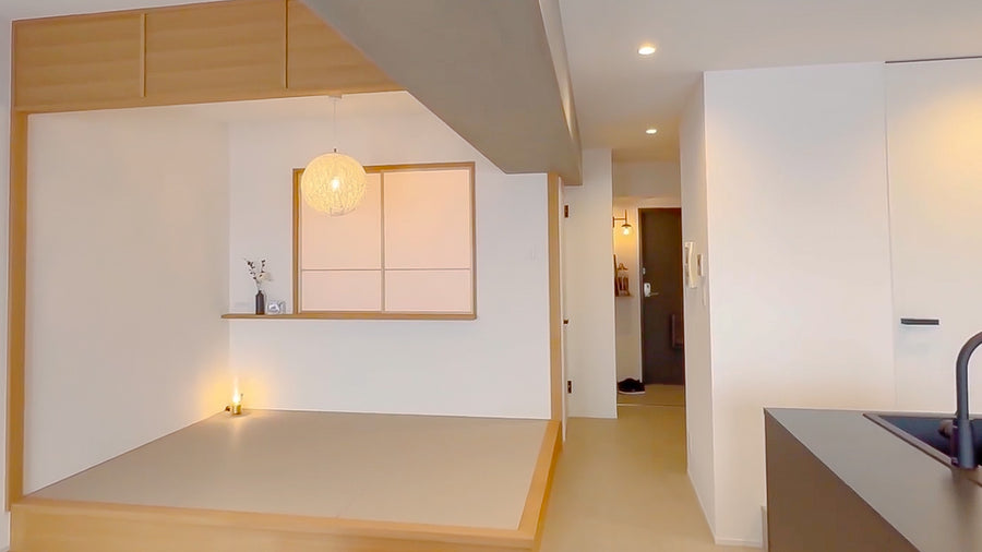 【ルームツアー】＃13 「和×モダン」マンションリノベーション｜68㎡ 2LDK｜リノベ建築家KYO｜CLOCK｜クロック